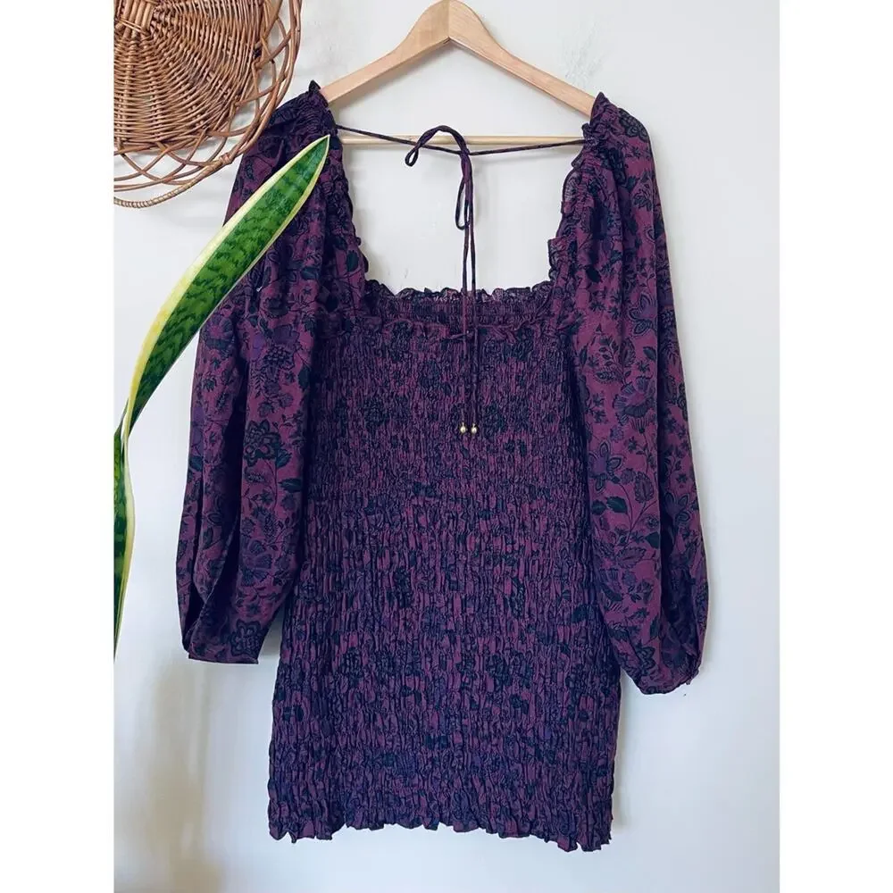 Free People Smock It To Me Mini Dress - Picture 7 of 10